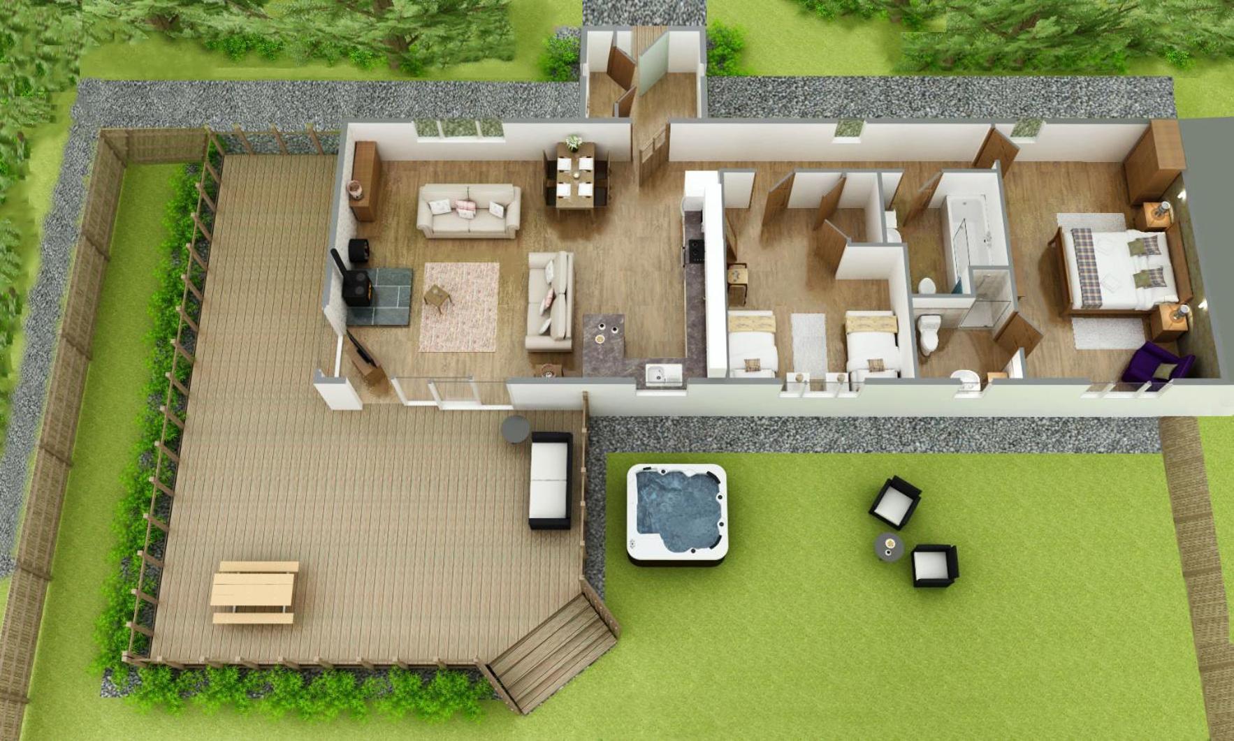 Dalnoid Cottages & Treehouses Nr Glenshee Luaran gambar